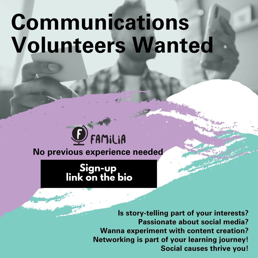 Communication Volunteers Wanted: No previous experience needed, sign up with the link in the bio!